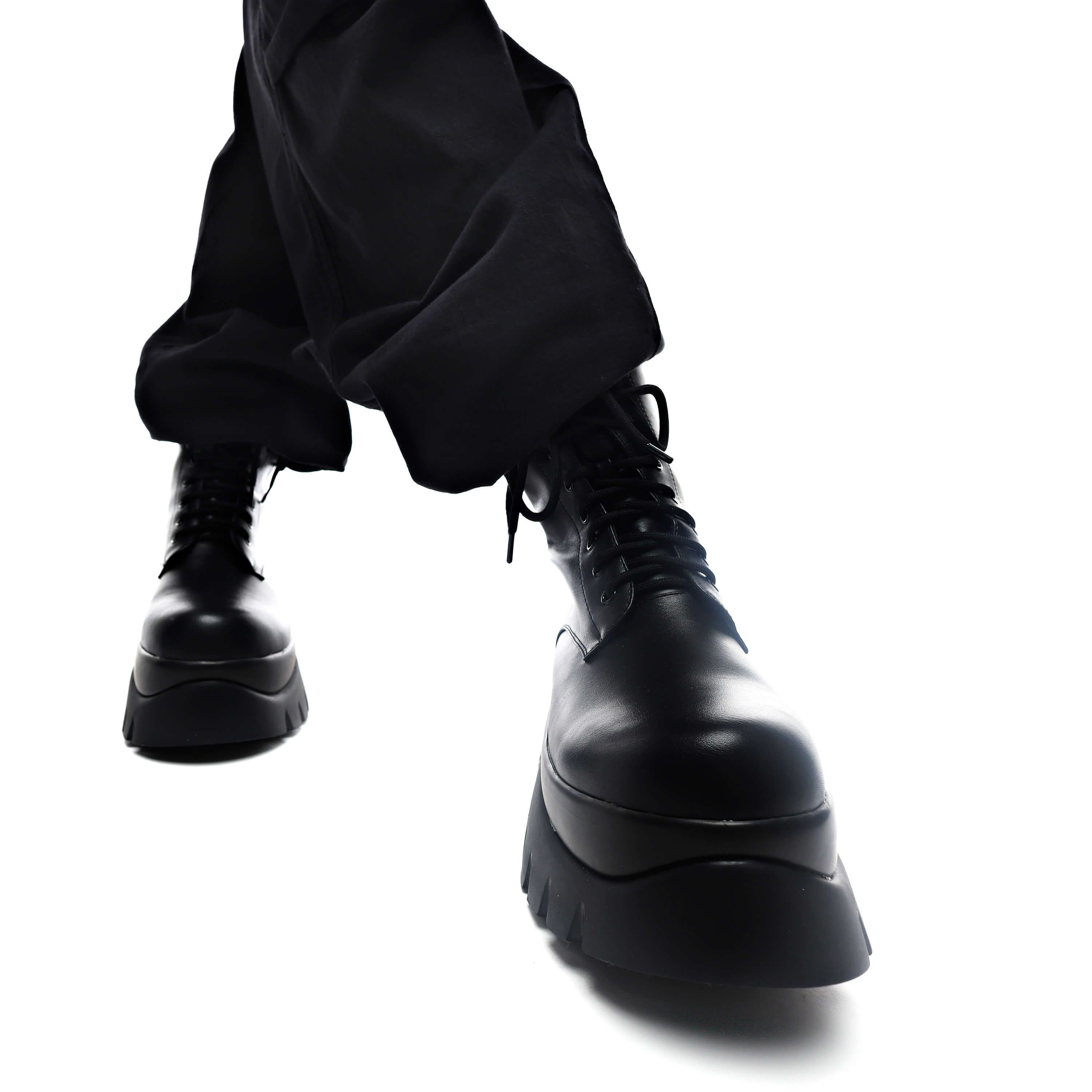 Rancor Vilun Black Lace up Boots sold by Koi Footwear product image thumbnail 5
