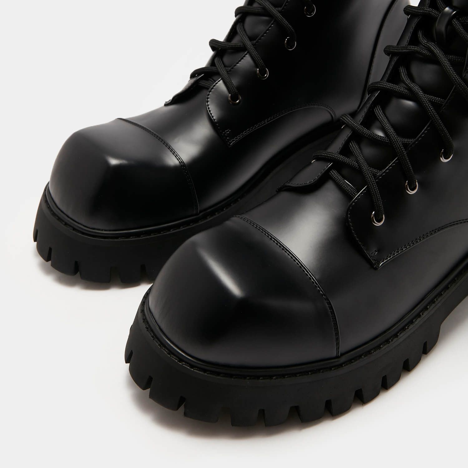 Gimli Men's Black Square Toe Lace Up Boots sold by Koi Footwear product image thumbnail 4