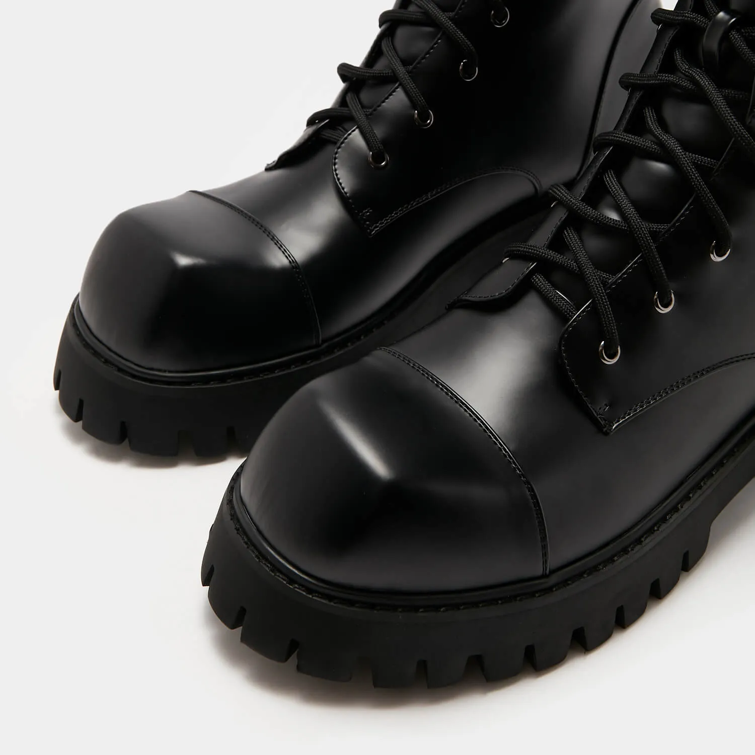 Gimli Men's Black Square Toe Lace Up Boots sold by Koi Footwear product image thumbnail 4