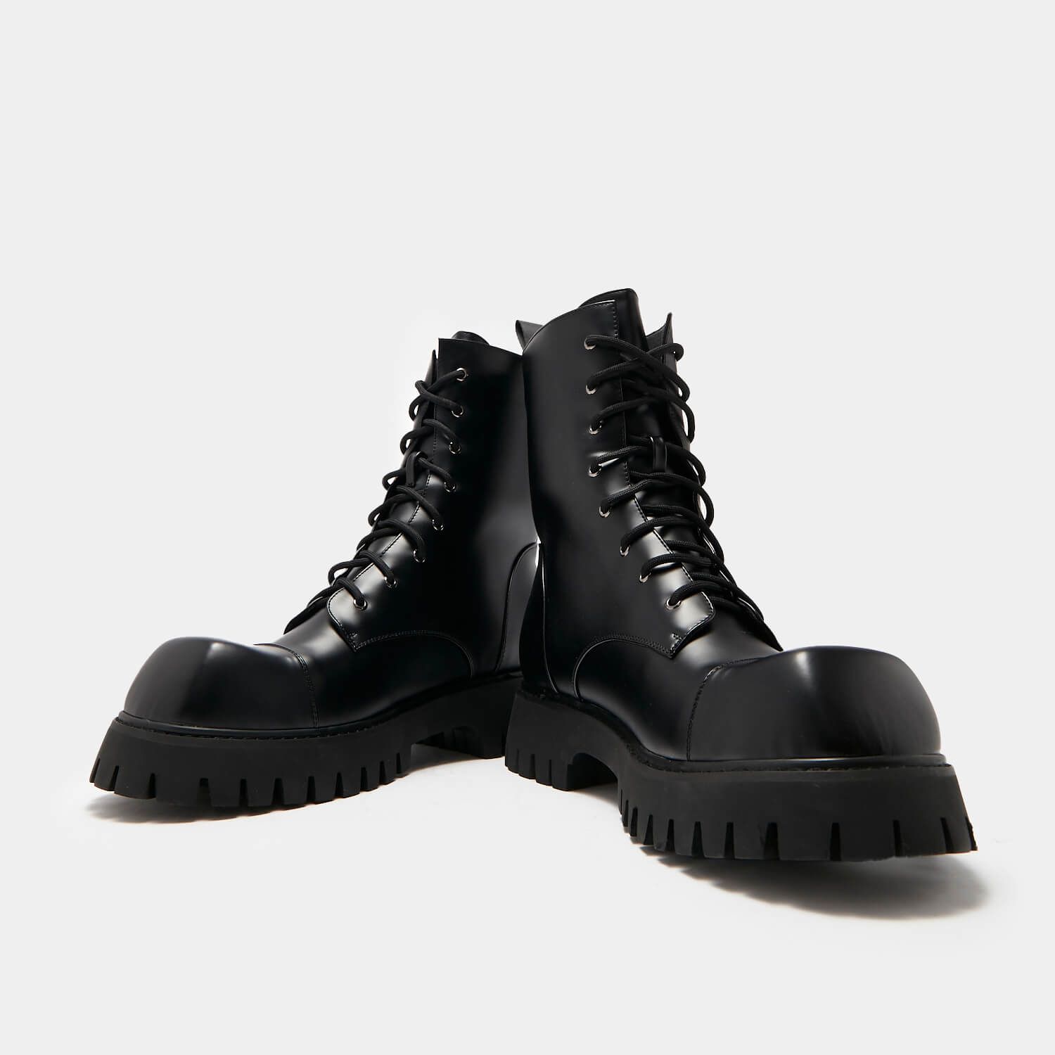 Gimli Men's Black Square Toe Lace Up Boots sold by Koi Footwear product image thumbnail 5