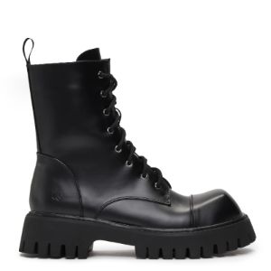 Gimli Men's Black Square Toe Lace Up Boots sold by Koi Footwear