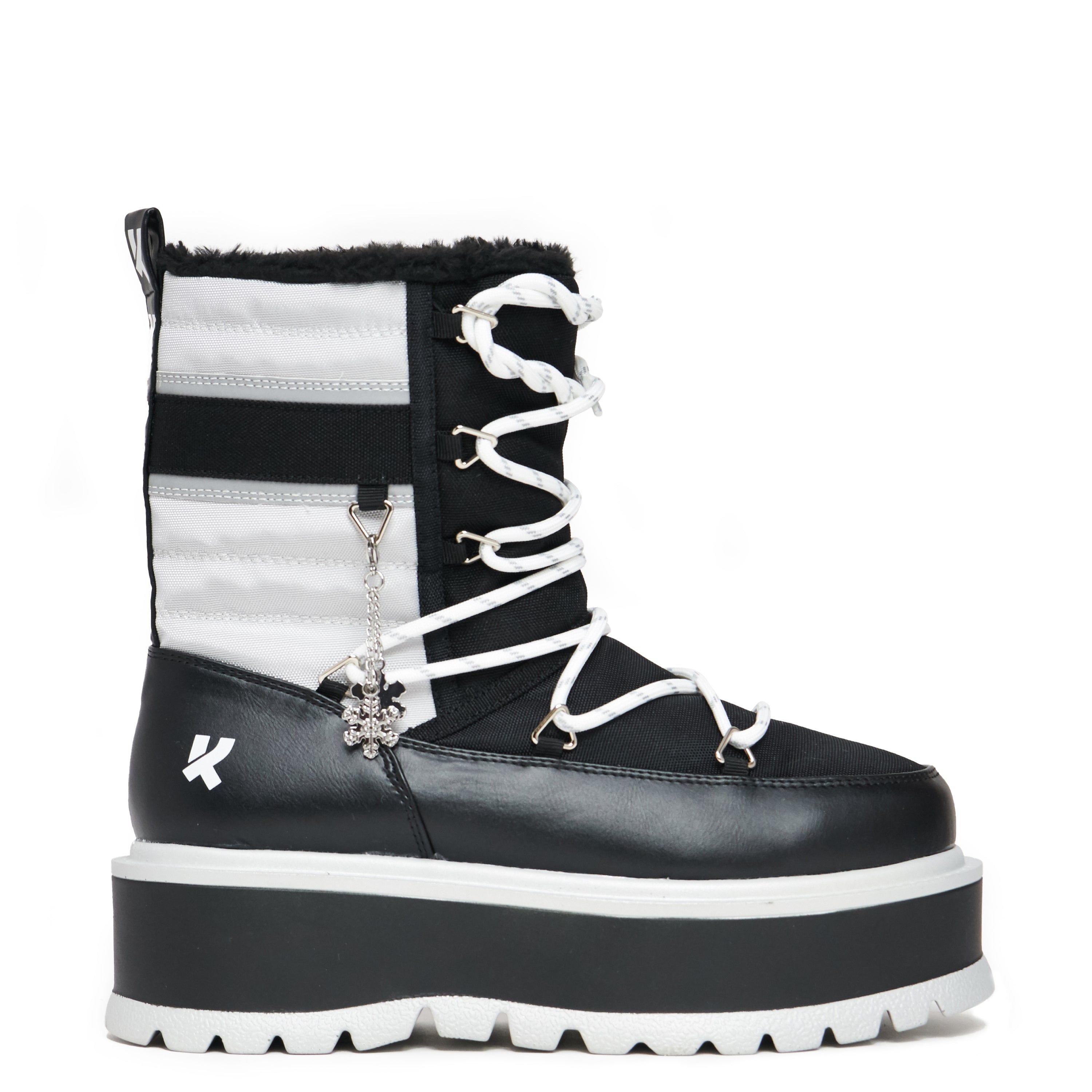 Chillwind Cavern Silver Snow Boots sold by Koi Footwear