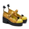 Tira Mary Janes 'Grazing Giraffe Edition' sold by Koi Footwear