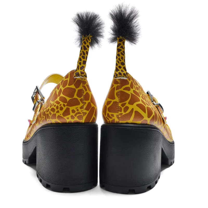 Tira Mary Janes 'Grazing Giraffe Edition' Parallel