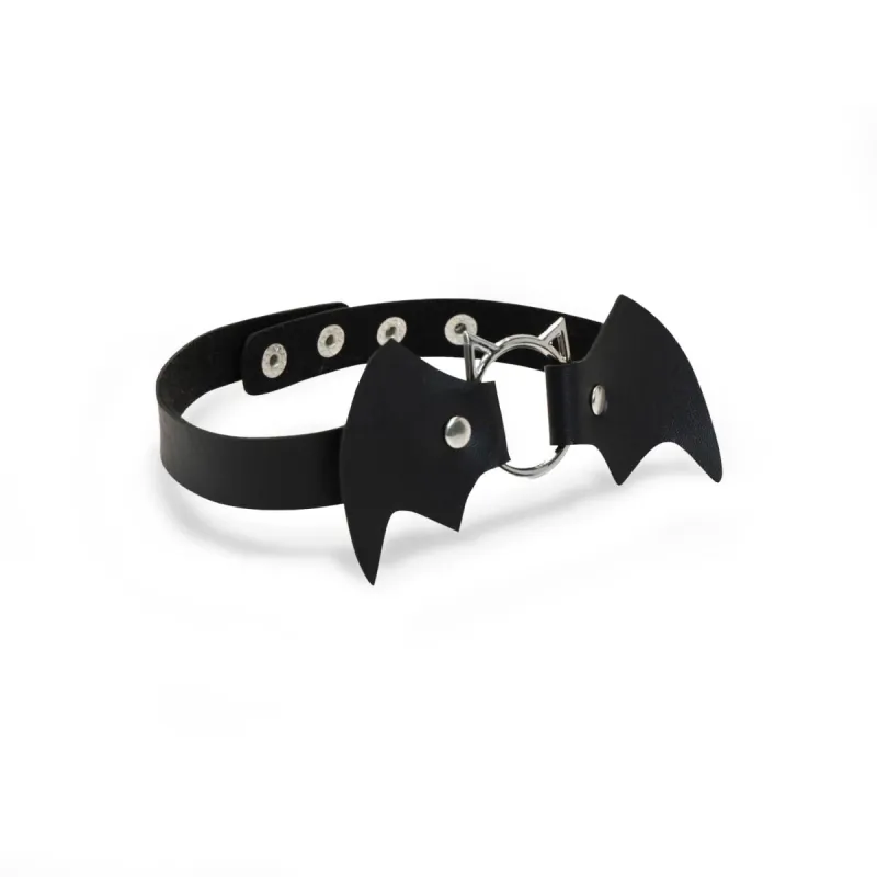 Vampire Black Bat Choker sold by Koi Footwear