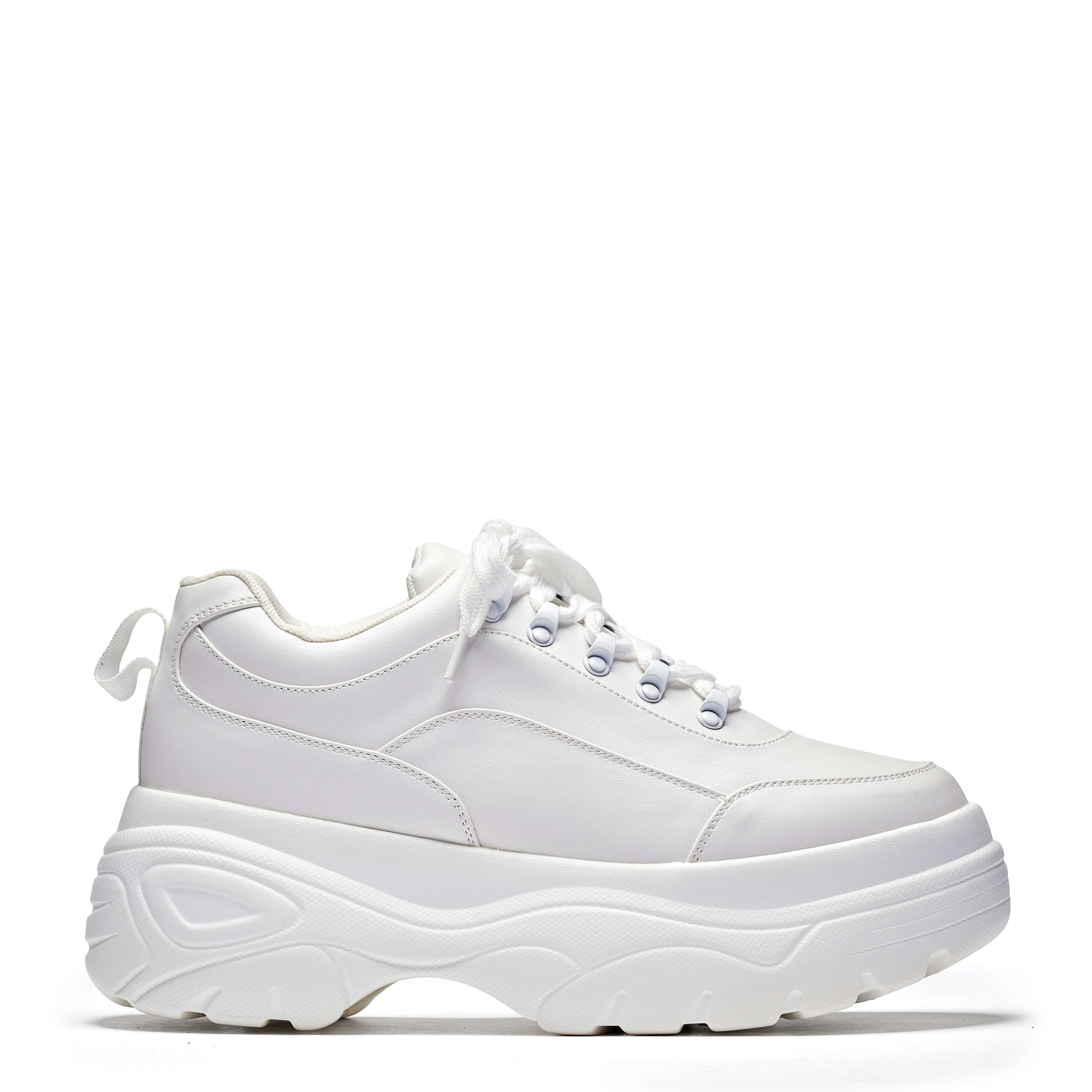 Jennie Striker White Chunky Bubble Trainers | Parallel