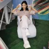 Jennie Striker White Chunky Bubble Trainers sold by Koi Footwear