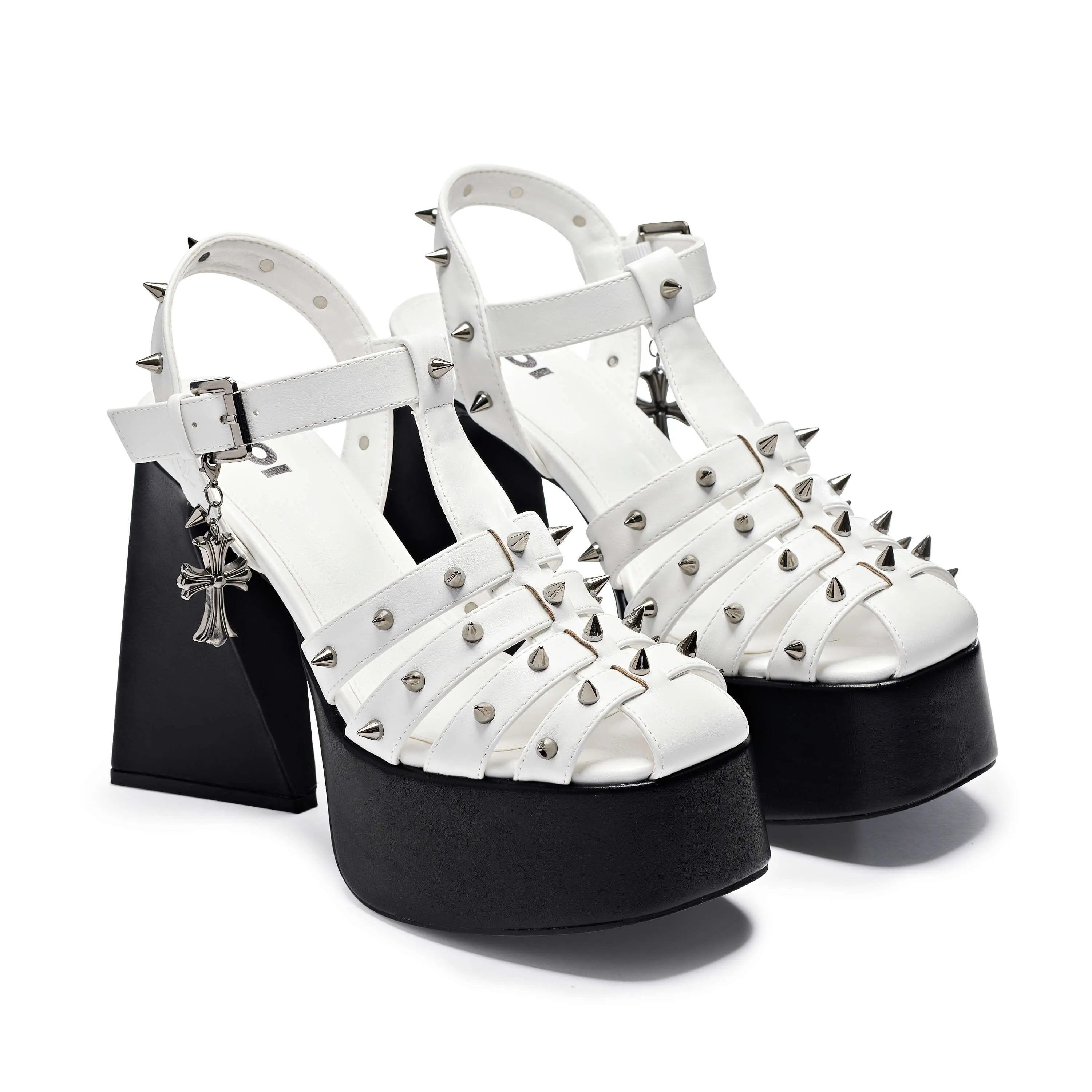 Angel Mist White Platform Heels sold by Koi Footwear product image thumbnail 4