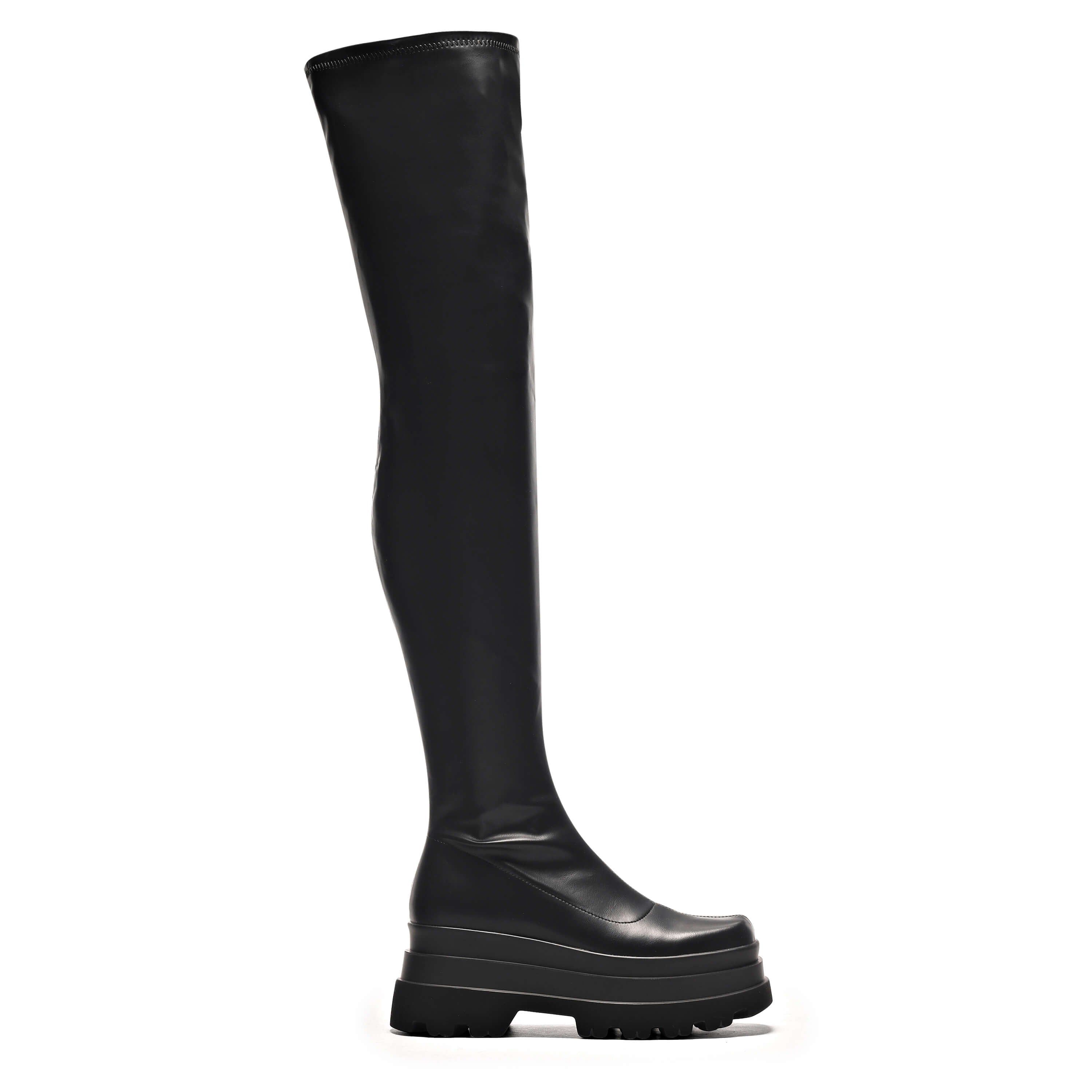 The Elevated UniFlex Plus Size Thigh High Boots sold by Koi Footwear product image thumbnail 2
