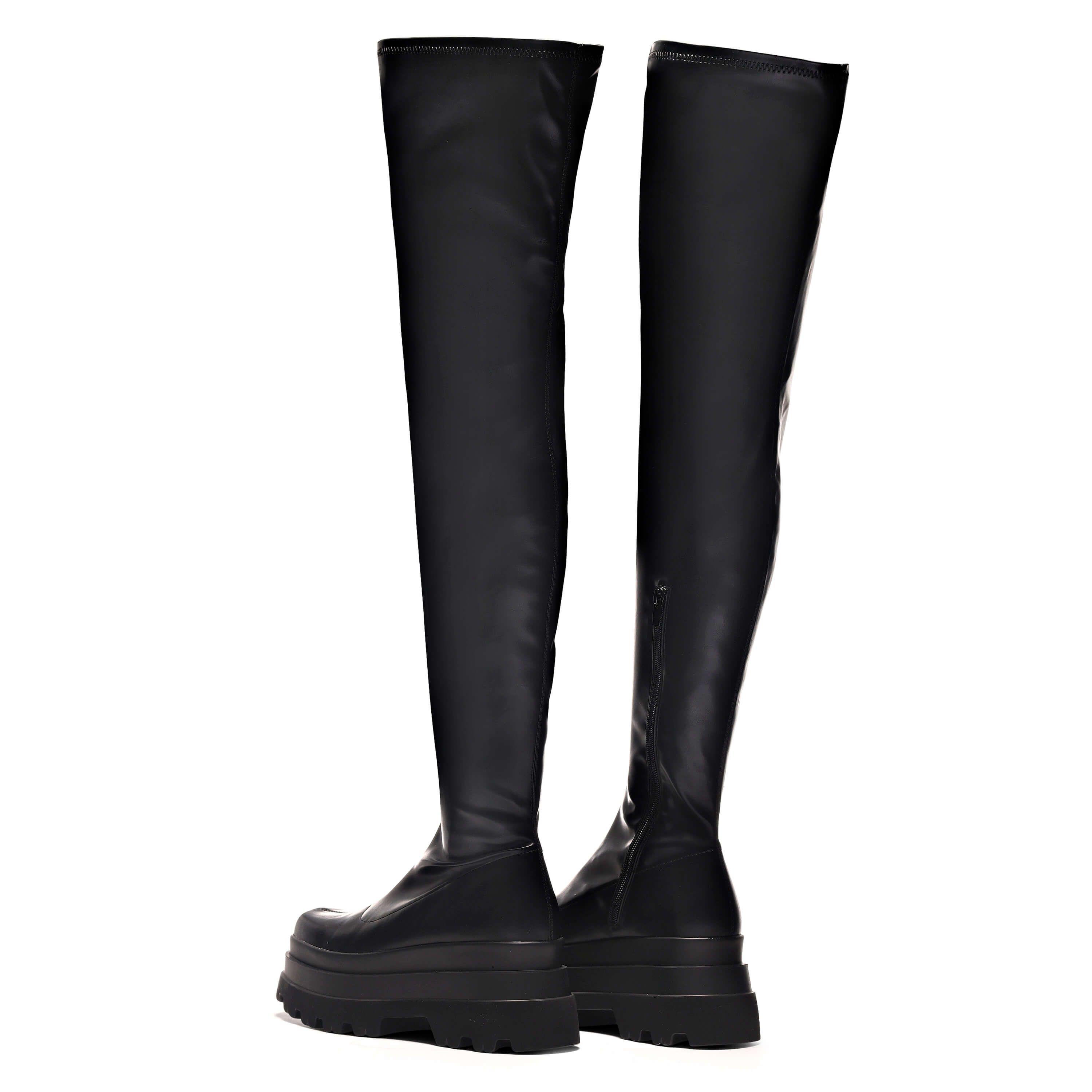 The Elevated UniFlex Plus Size Thigh High Boots sold by Koi Footwear product image thumbnail 6