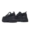 Silent Amity Trident Patent Platform Mary Jane Shoes sold by Koi Footwear