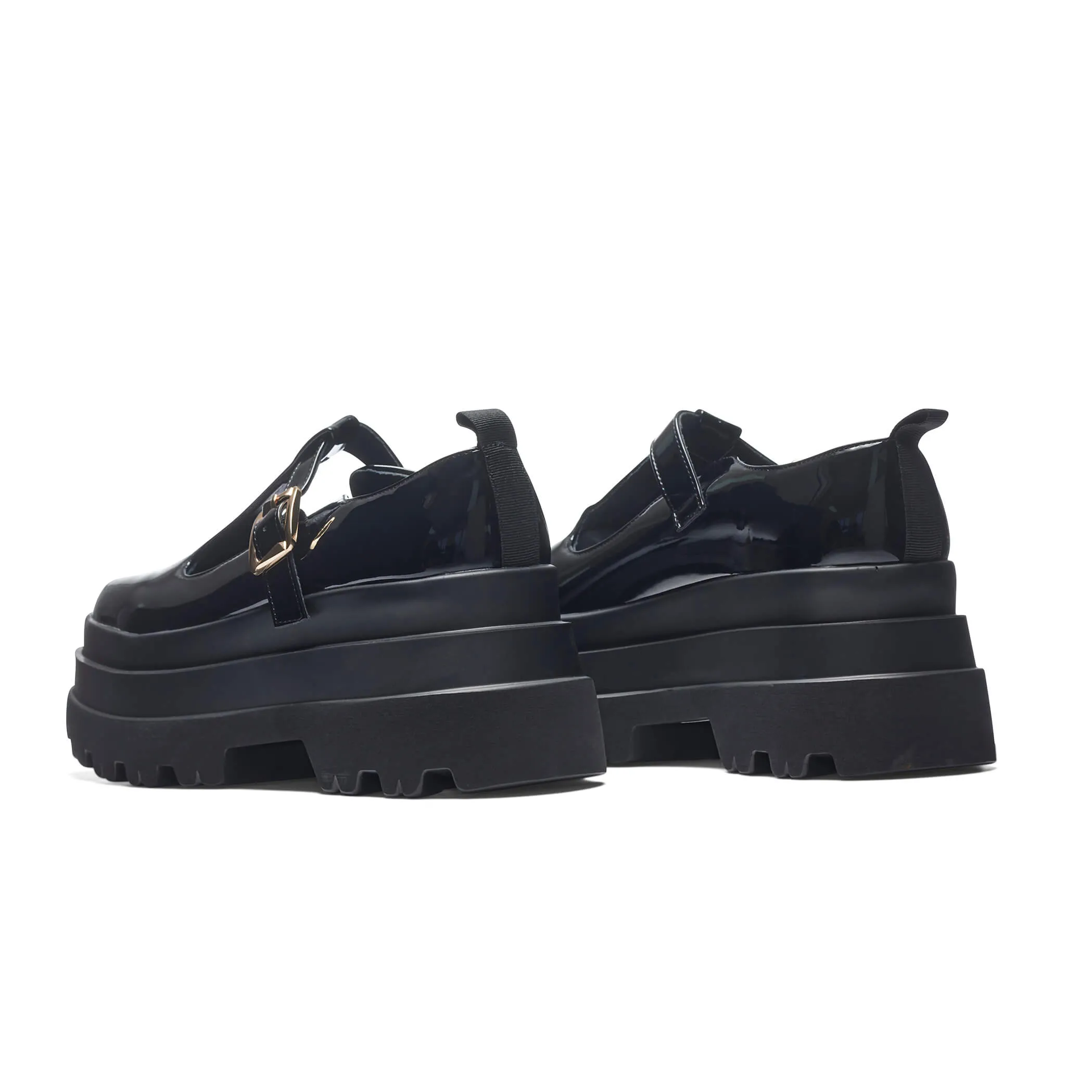 Silent Amity Trident Patent Platform Mary Jane Shoes sold by Koi Footwear product image thumbnail 4