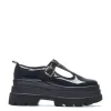 Silent Amity Trident Patent Platform Mary Jane Shoes sold by Koi Footwear