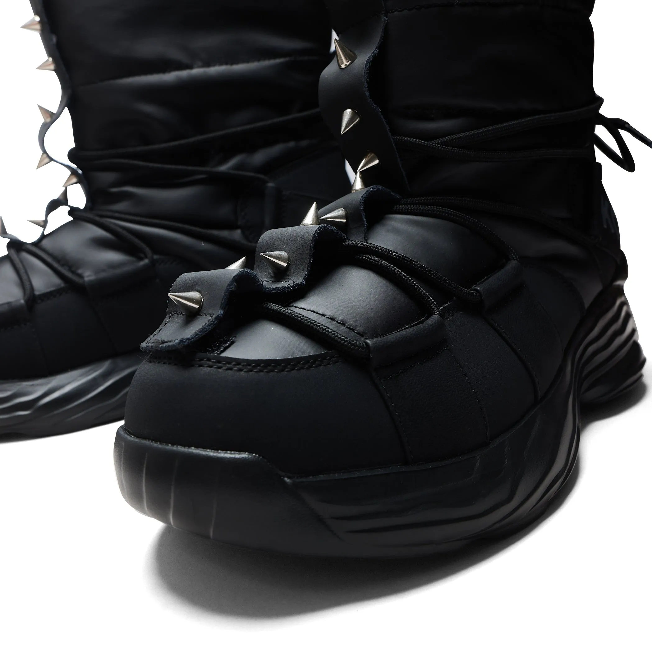 Cauldrife Demons Men's Spiked Snow Boots - Black sold by Koi Footwear product image thumbnail 5