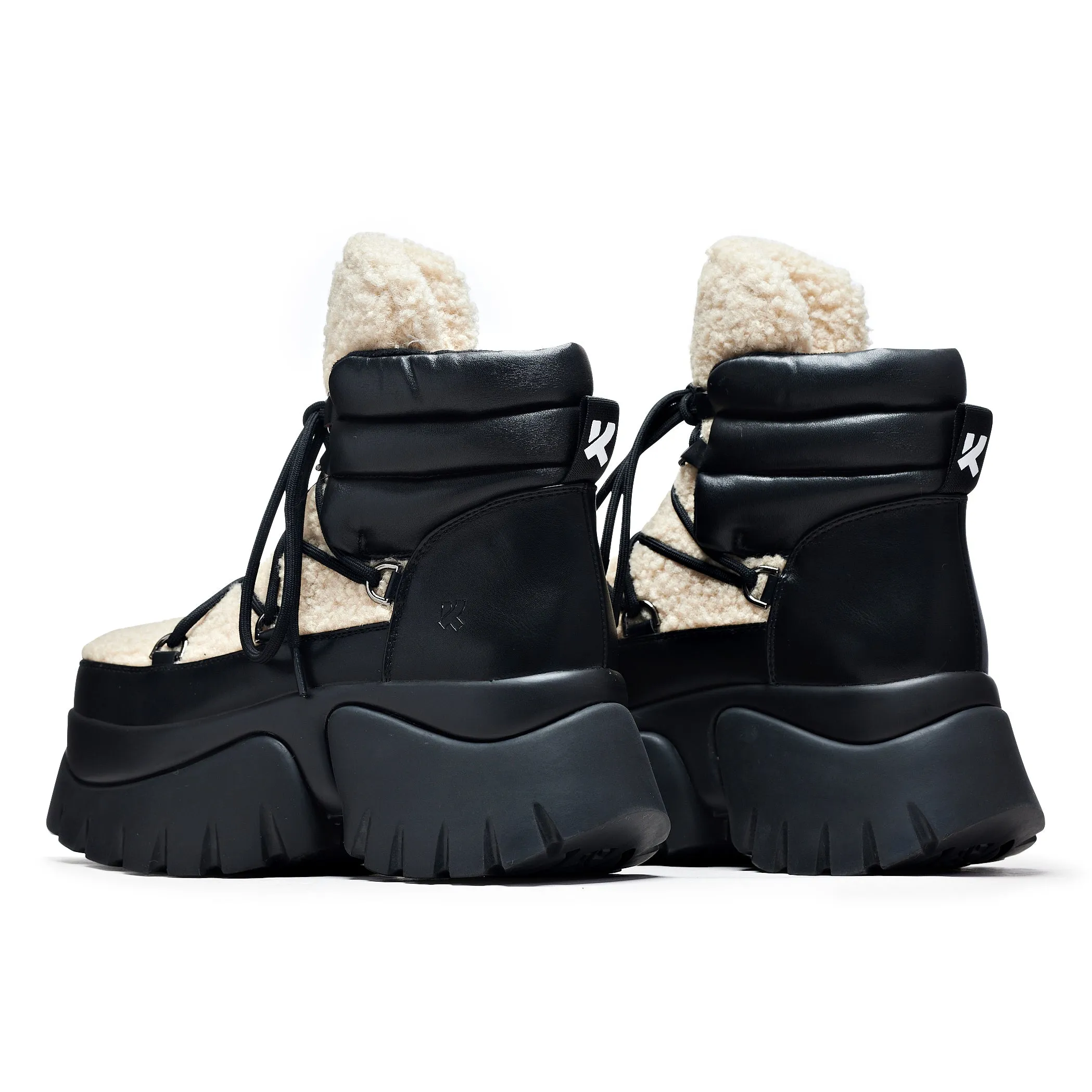 Cream Fluffy Vilun Winter Boots sold by Koi Footwear product image thumbnail 4