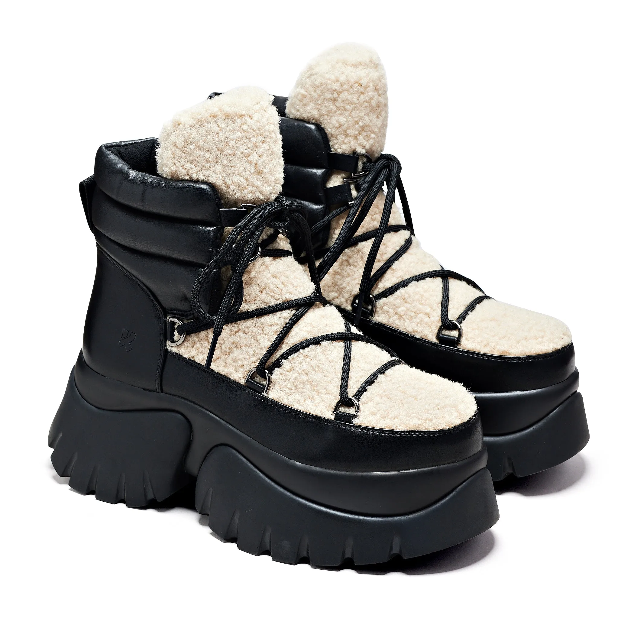 Cream Fluffy Vilun Winter Boots sold by Koi Footwear product image thumbnail 3