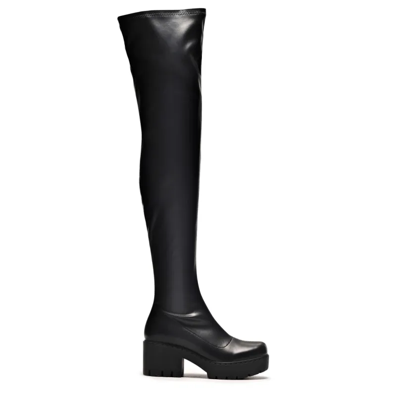 The Balanced UniFlex Regular Fit Thigh High Boots sold by Koi Footwear