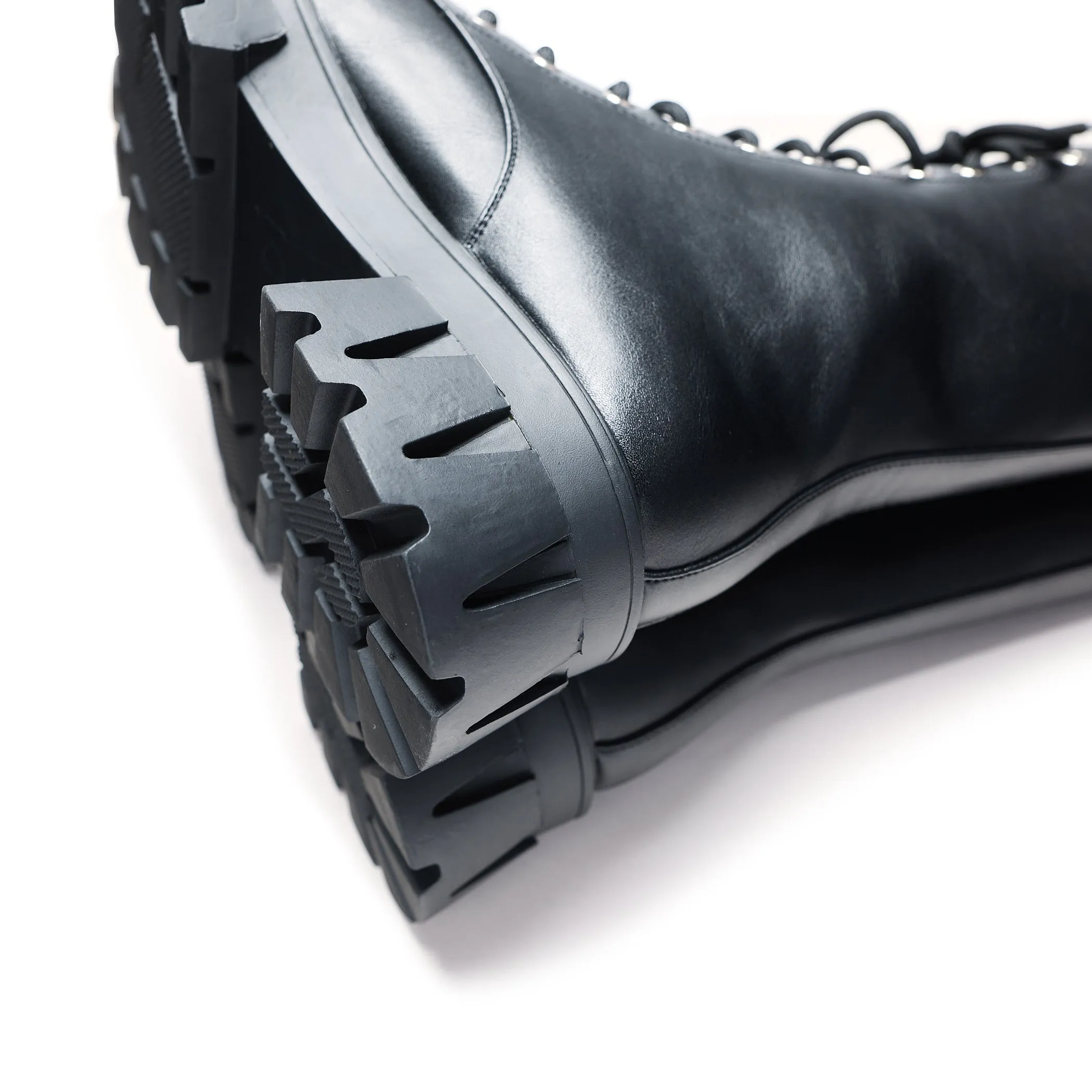 Siren Men's Tall Lace Up Boots - Black sold by Koi Footwear product image thumbnail 5