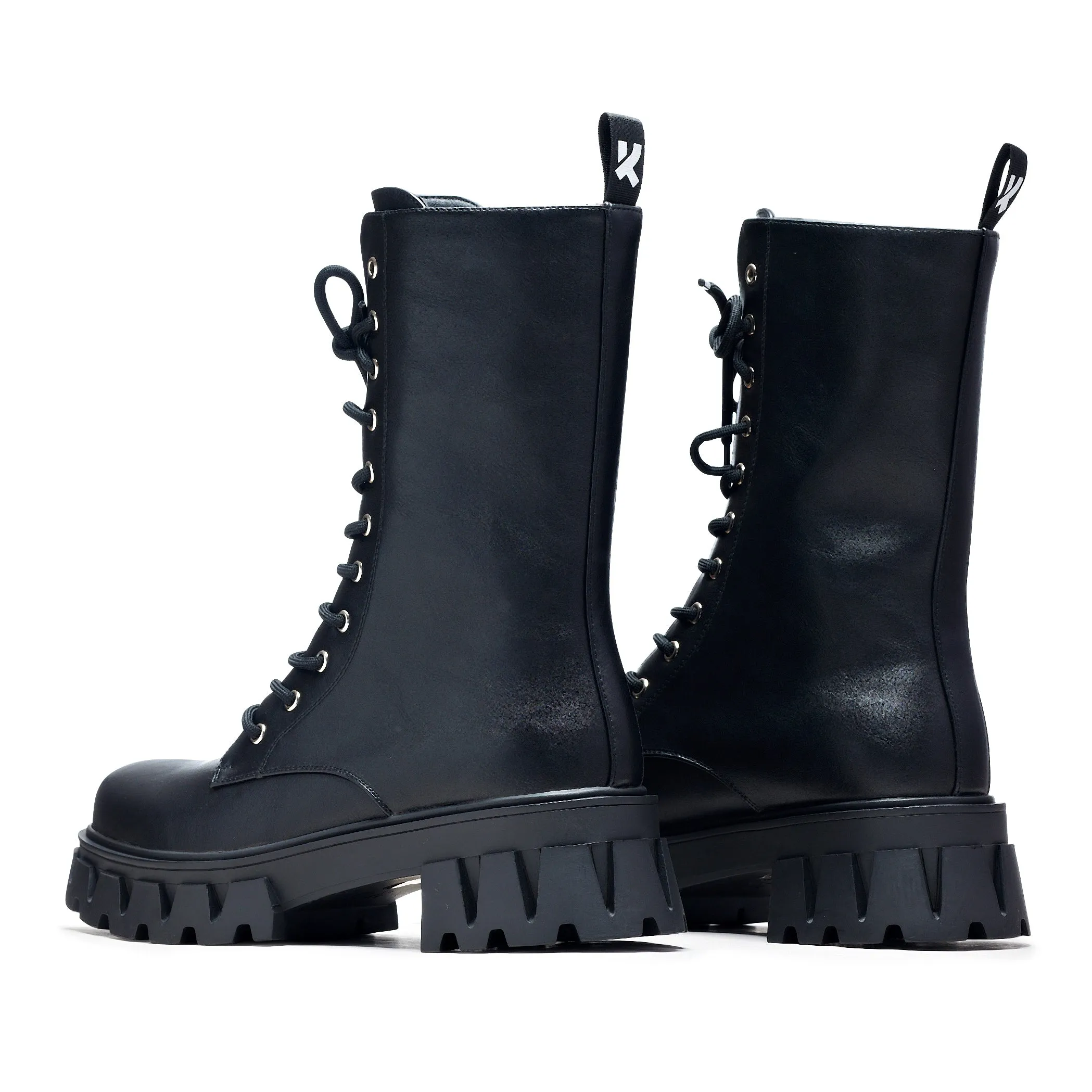 Siren Men's Tall Lace Up Boots - Black sold by Koi Footwear product image thumbnail 4