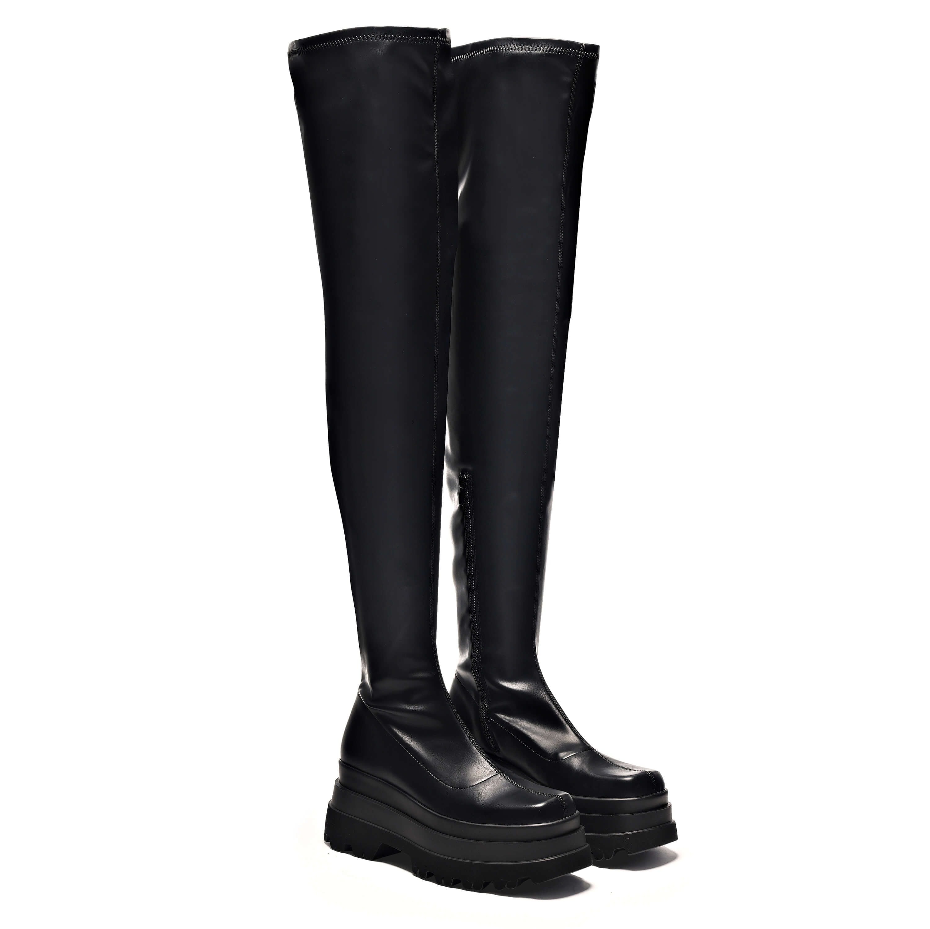 The Elevated UniFlex Regular Fit Thigh High Boots sold by Koi Footwear product image thumbnail 4
