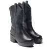 WINTU Long Chunky Western Cowboy Boots sold by Koi Footwear