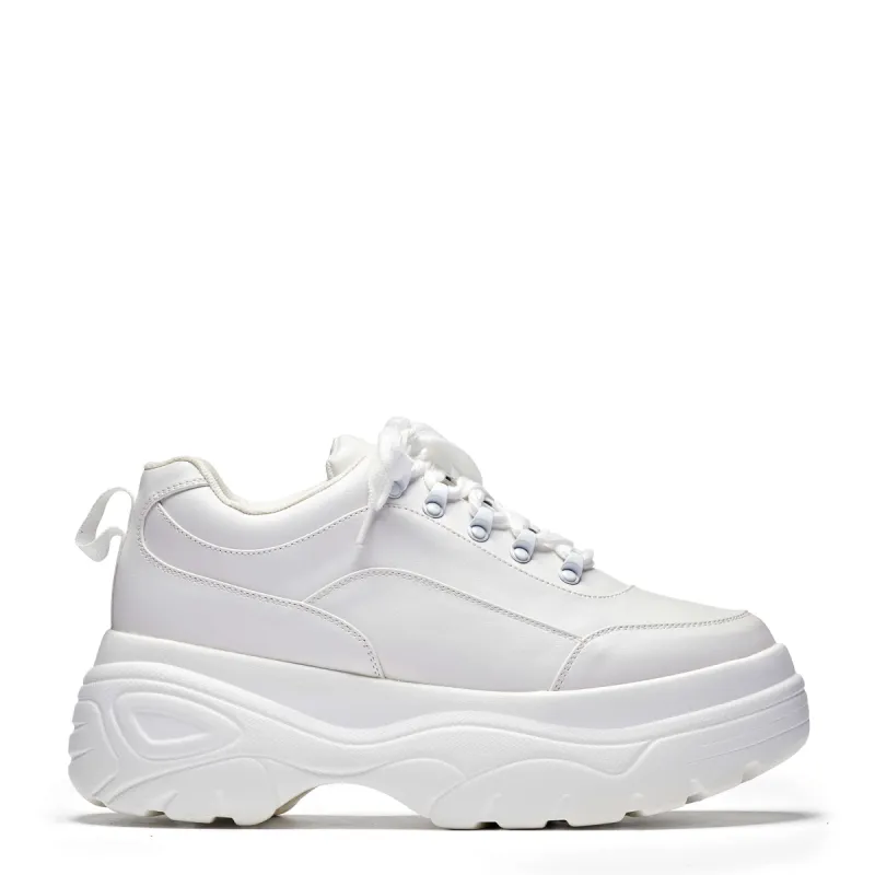 Jennie Striker White Chunky Bubble Trainers sold by Koi Footwear