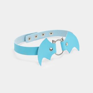 Kawaii Baby Blue Bat Choker sold by Koi Footwear