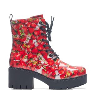 Decaying Strawberries Switch Boots sold by Koi Footwear