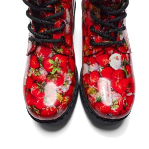 Decaying Strawberries Switch Boots sold by Koi Footwear