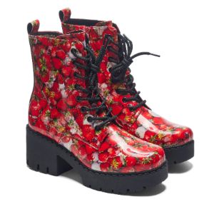 Decaying Strawberries Switch Boots sold by Koi Footwear