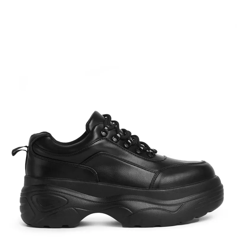 Jennie Striker Black Chunky Bubble Trainers sold by Koi Footwear