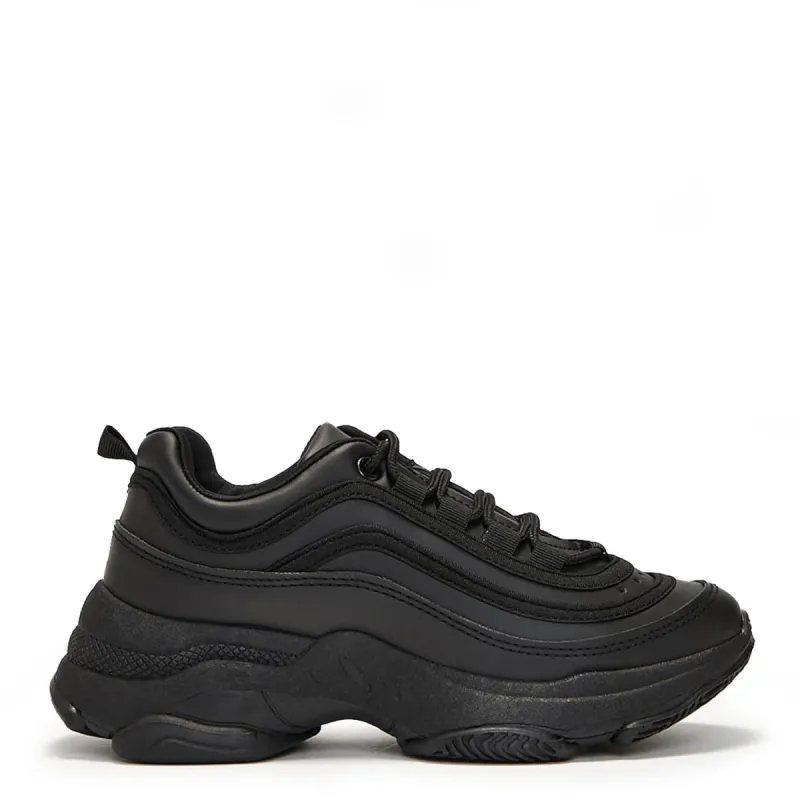 Lizzies V2 Black Extra Chunky Trainers sold by Koi Footwear