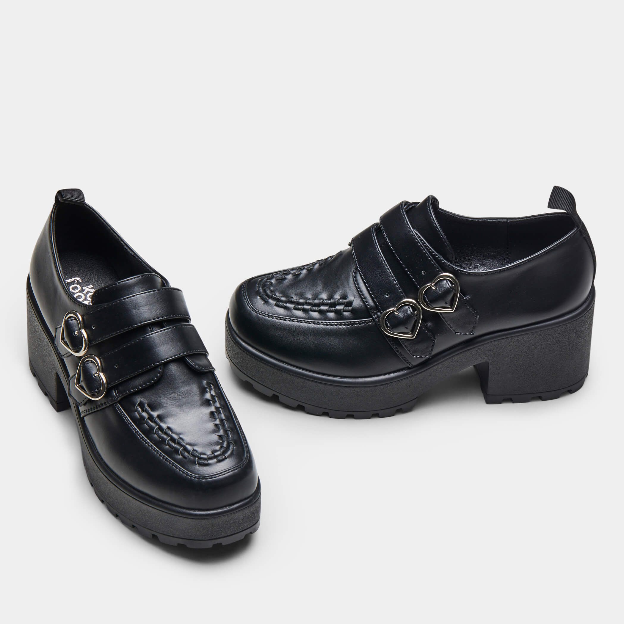IAGO Metal Heart Oxford Platform Shoes sold by Koi Footwear product image thumbnail 5