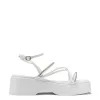 Monarch Strappy Diamante Sandals - White sold by Koi Footwear