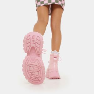 Gooey Bubblegum Platform Boots sold by Koi Footwear