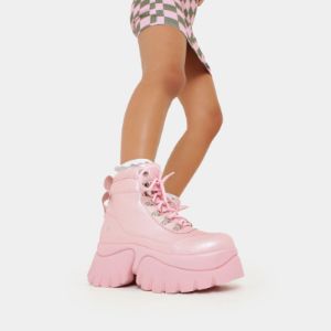 Gooey Bubblegum Platform Boots sold by Koi Footwear