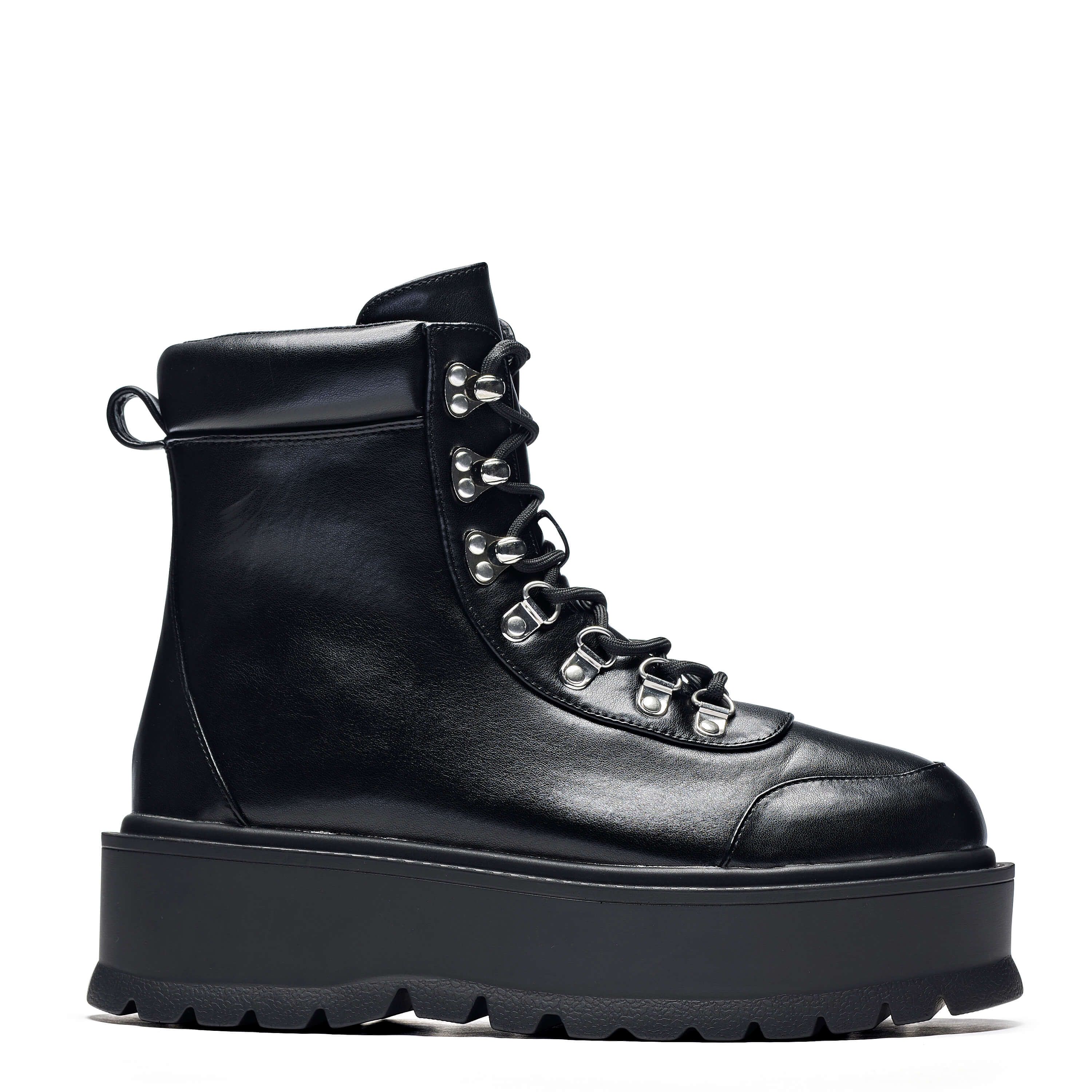 HYDRA All Black Matrix Platform Boots sold by Koi Footwear product image thumbnail 2
