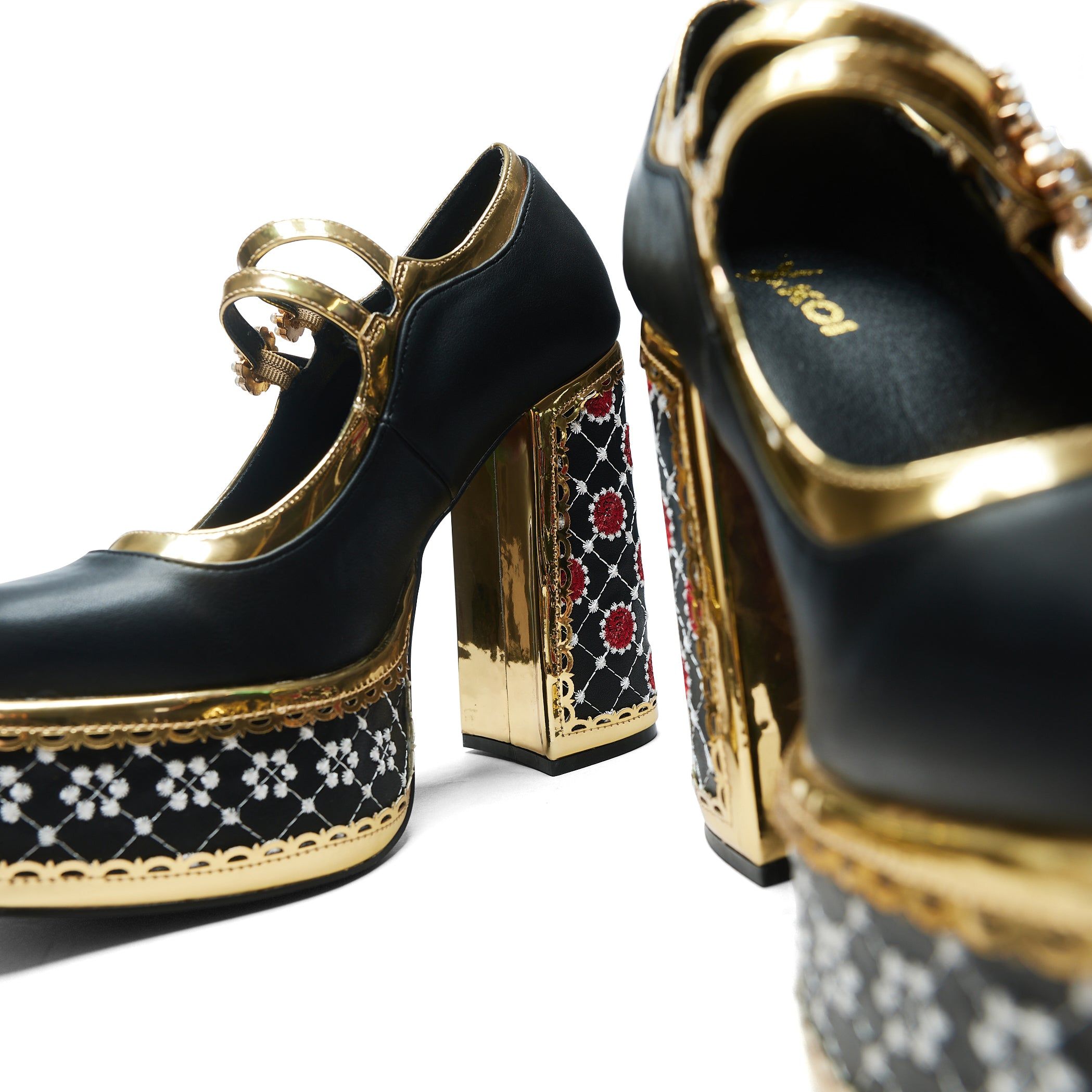 A Royal Playboy World Bejeweled Heels sold by Koi Footwear product image thumbnail 5