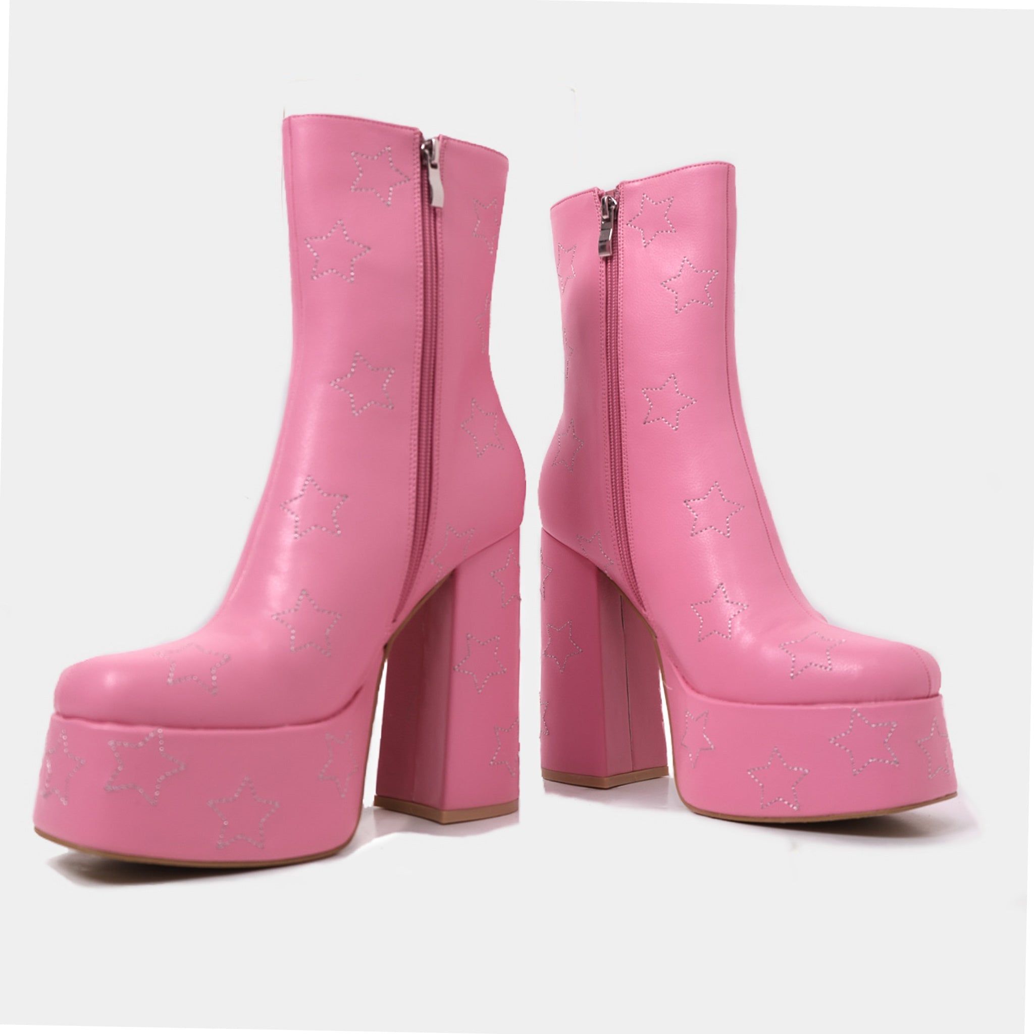 A Princess’s Little Secret Diamante Heeled Boots sold by Koi Footwear product image thumbnail 3