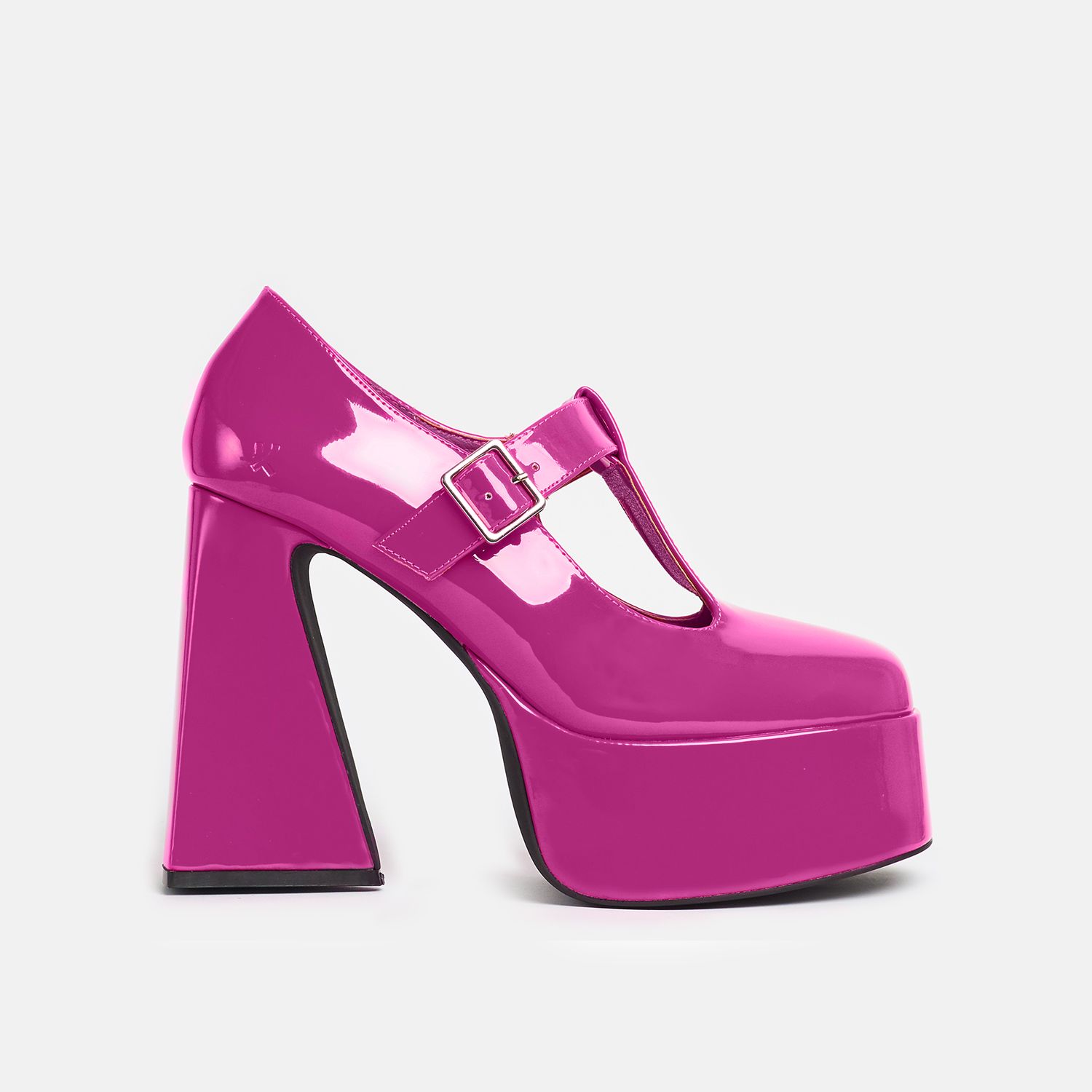 Raspberry Ripple Heeled Mary Jane Shoes sold by Koi Footwear product image thumbnail 2