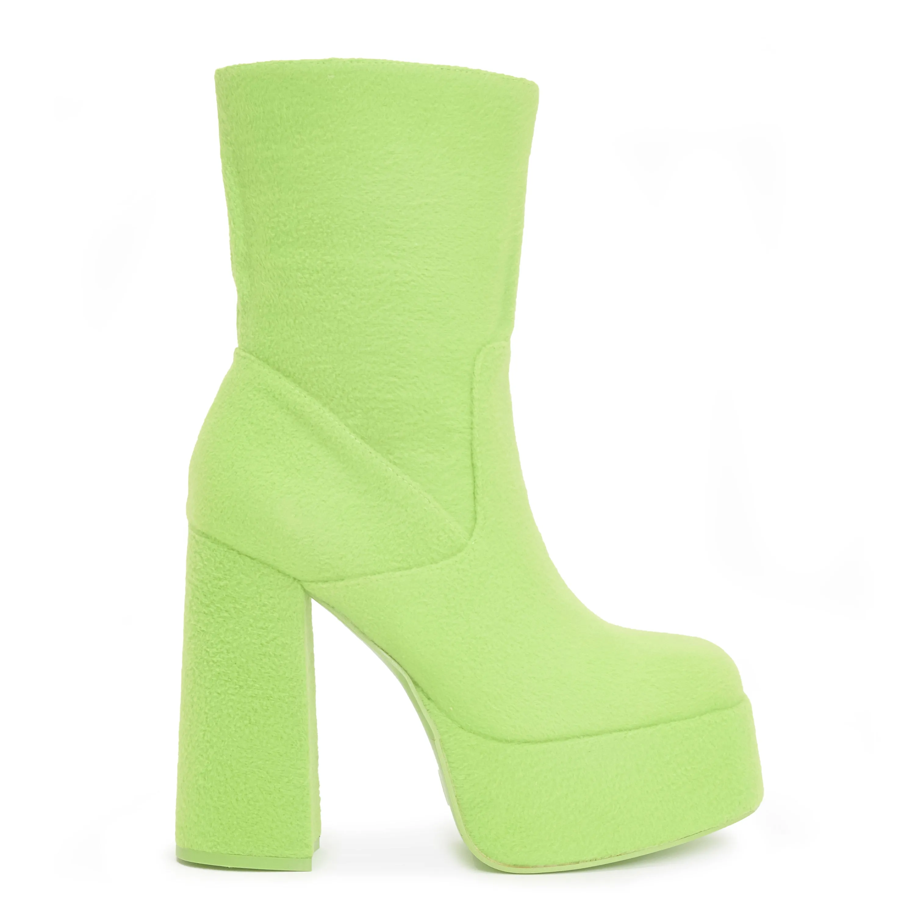 Dipsy Fluffy Platform Boots sold by Koi Footwear
