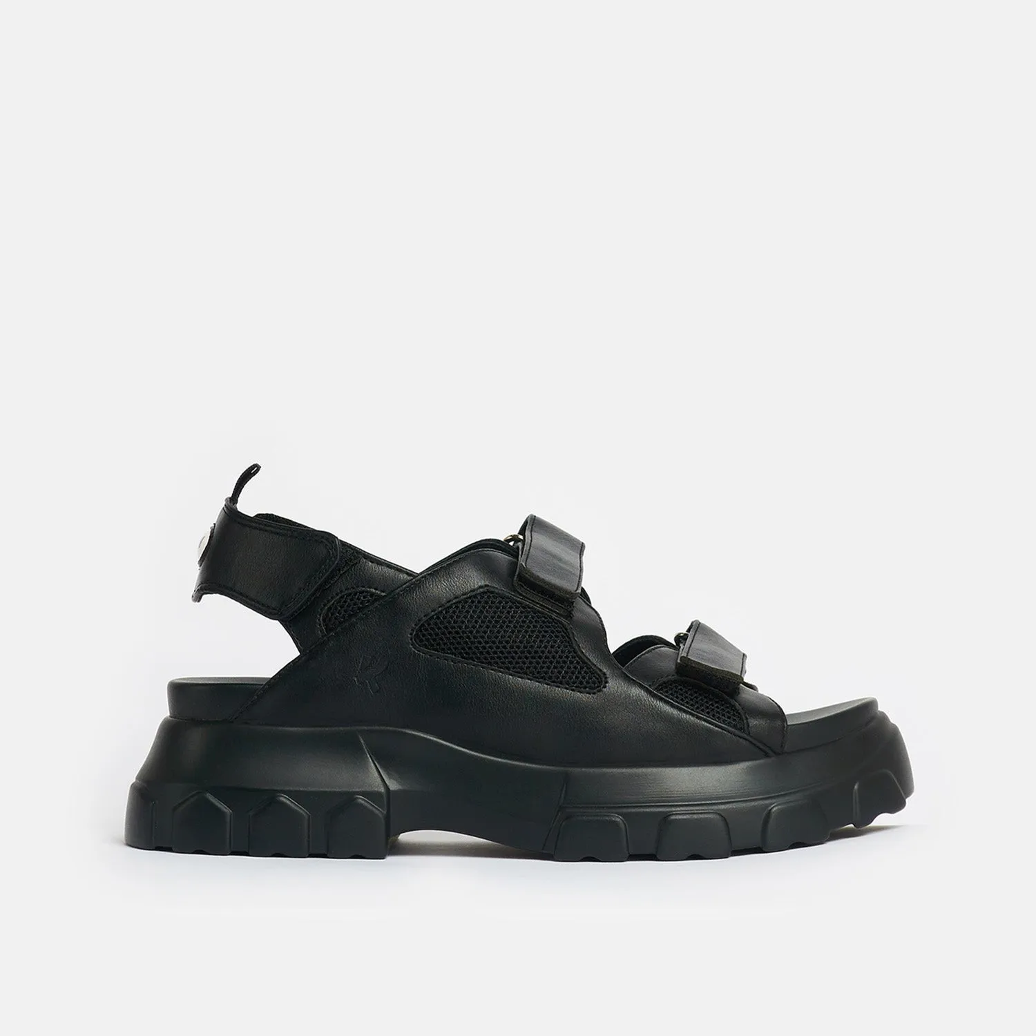 Fated Love Black Chunky Sandals sold by Koi Footwear product image thumbnail 2