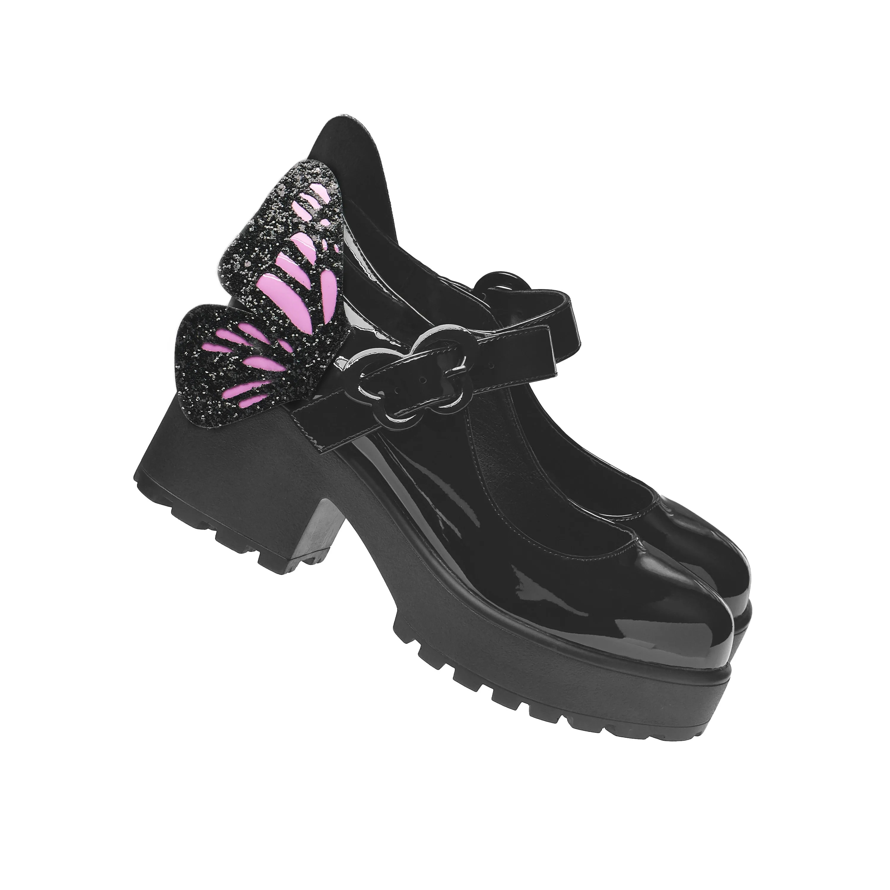 Tira Black Mary Janes ‘ Evil Fairy Edition’ sold by Koi Footwear product image thumbnail 5