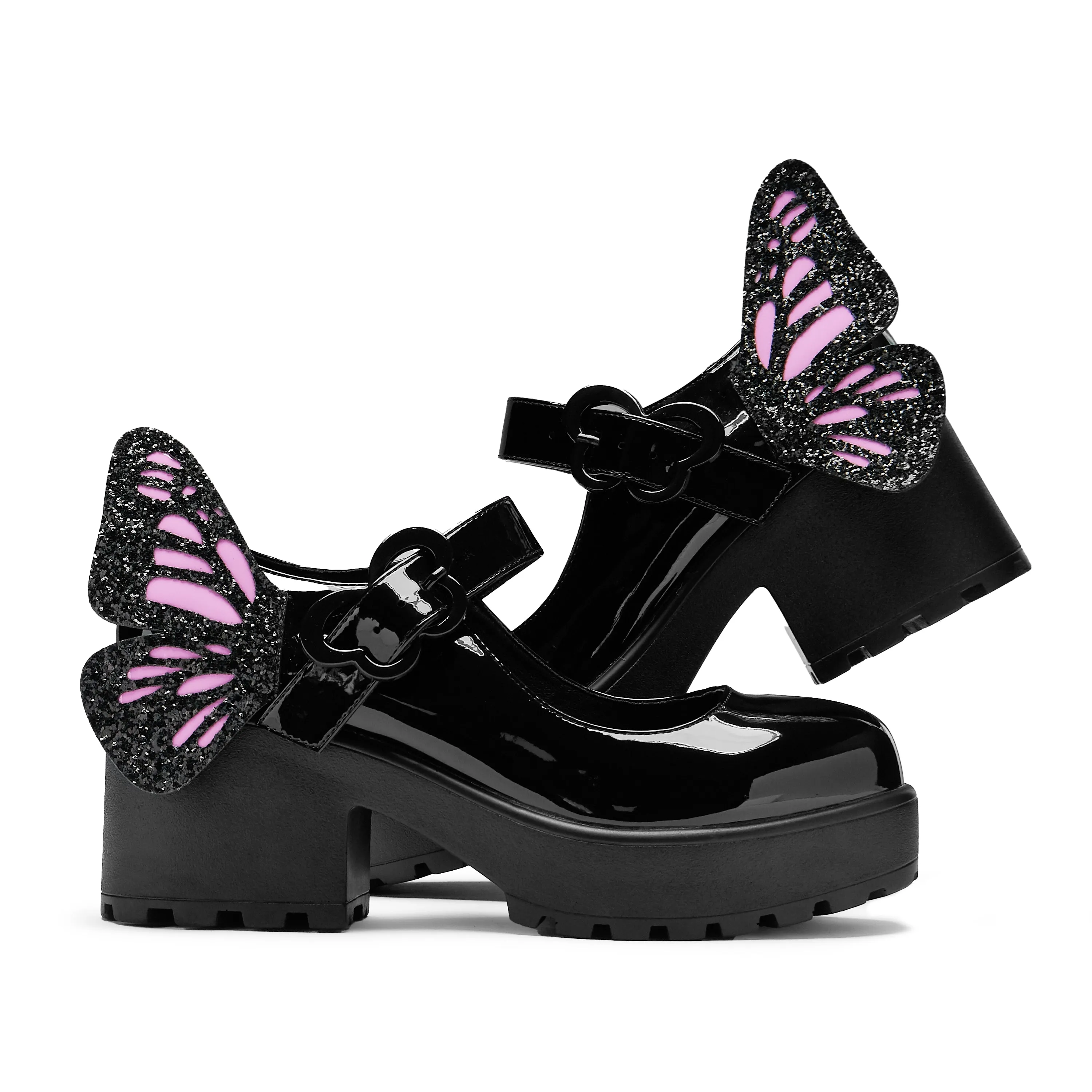 Tira Black Mary Janes ‘ Evil Fairy Edition’ sold by Koi Footwear product image thumbnail 4