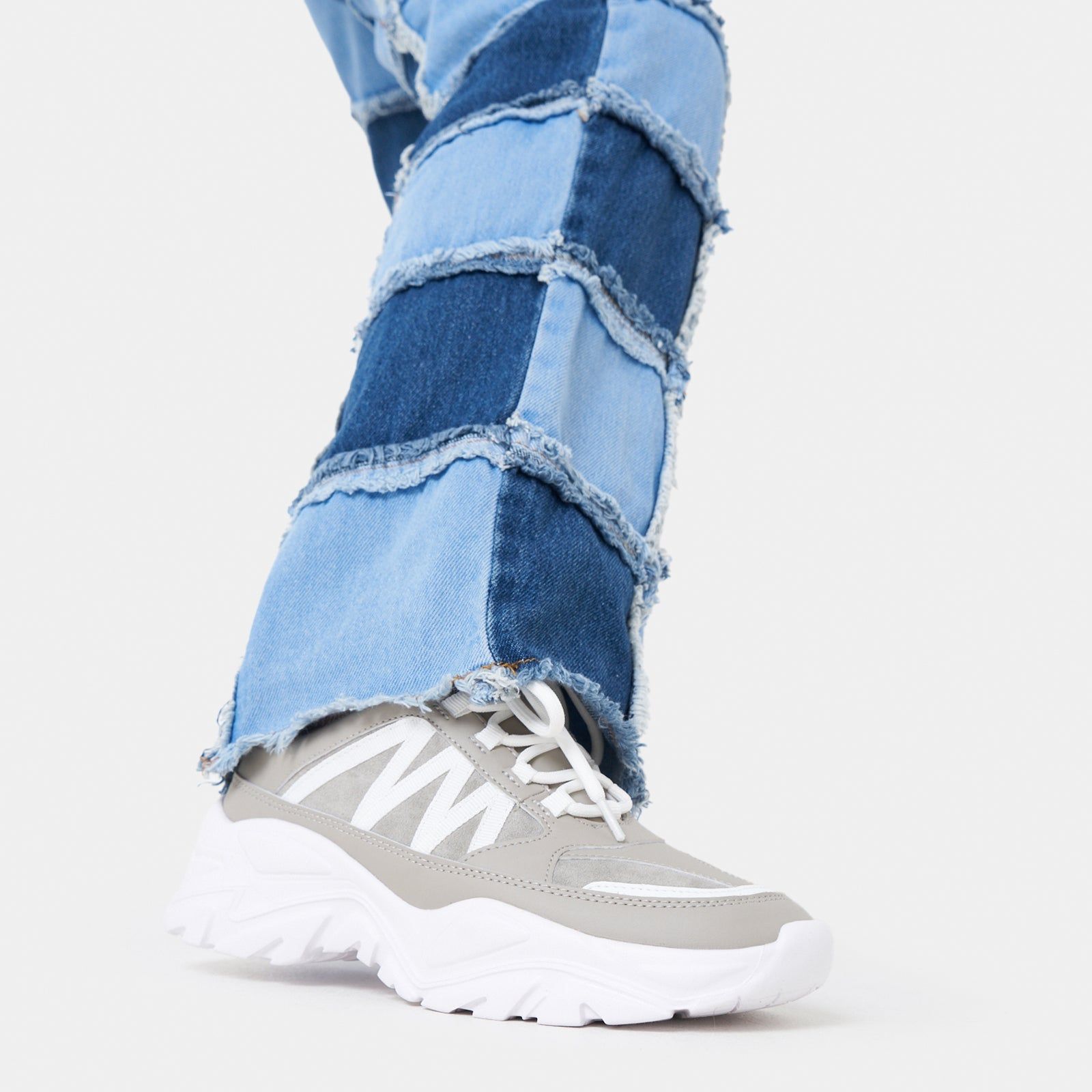 Vega Chunky Grey Trainers sold by Koi Footwear product image thumbnail 3