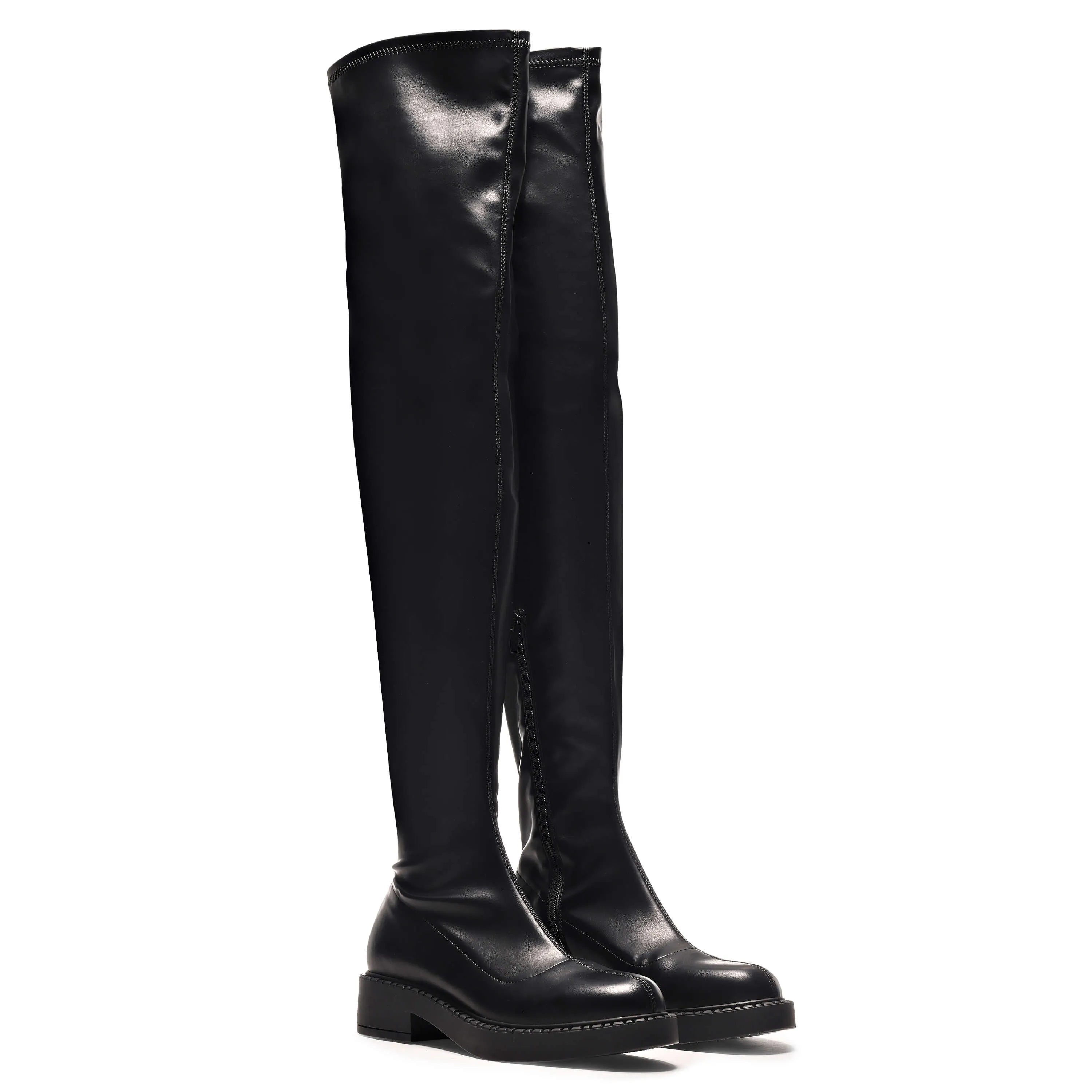 The Commander Plus Size Thigh High Boots sold by Koi Footwear product image thumbnail 4