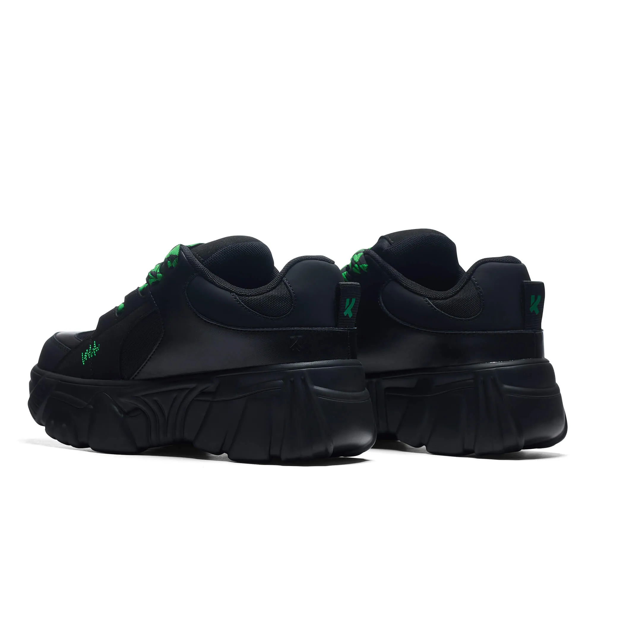 Ricta Flip Men's Chunky Trainers - Green Lace sold by Koi Footwear product image thumbnail 4