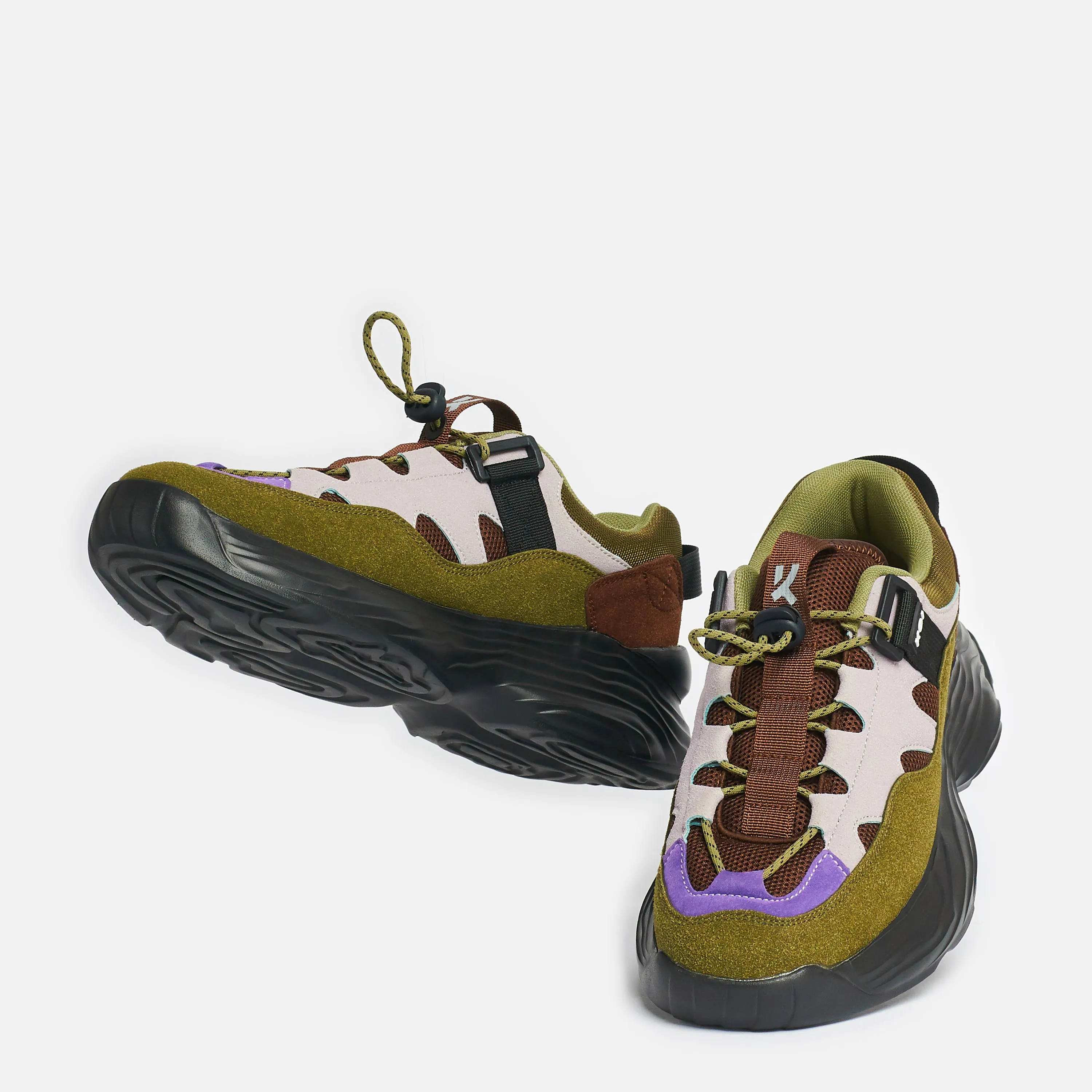 The Bandit Fog Mixed Green Men's Trainers sold by Koi Footwear product image thumbnail 3