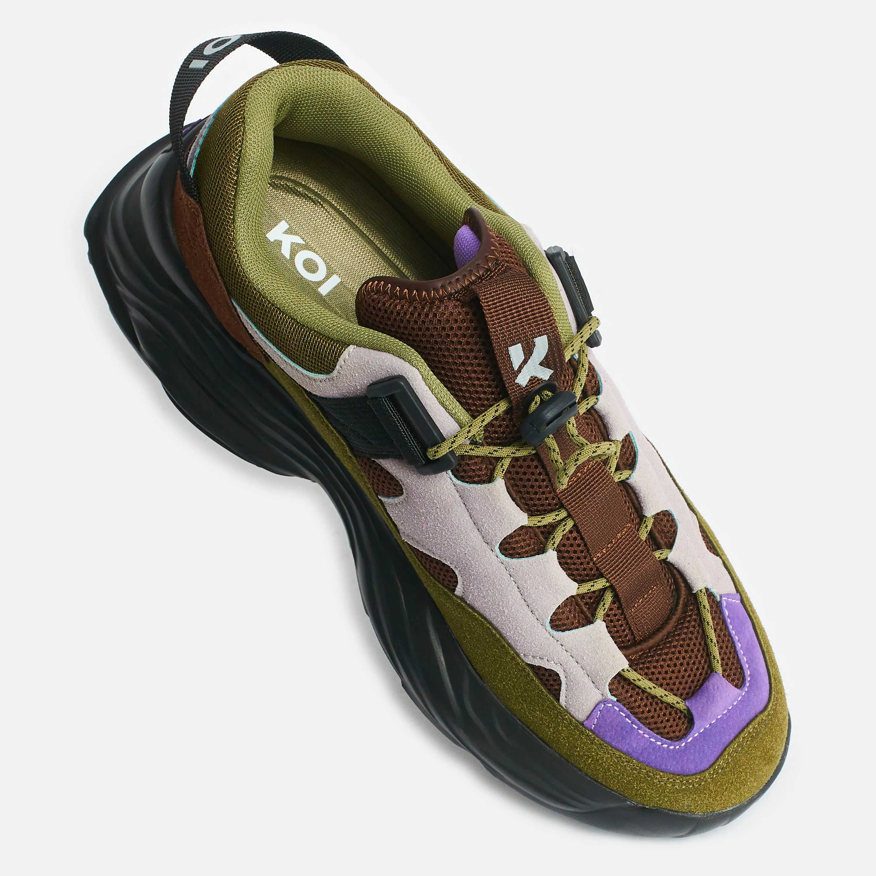 The Bandit Fog Mixed Green Men's Trainers sold by Koi Footwear product image thumbnail 5