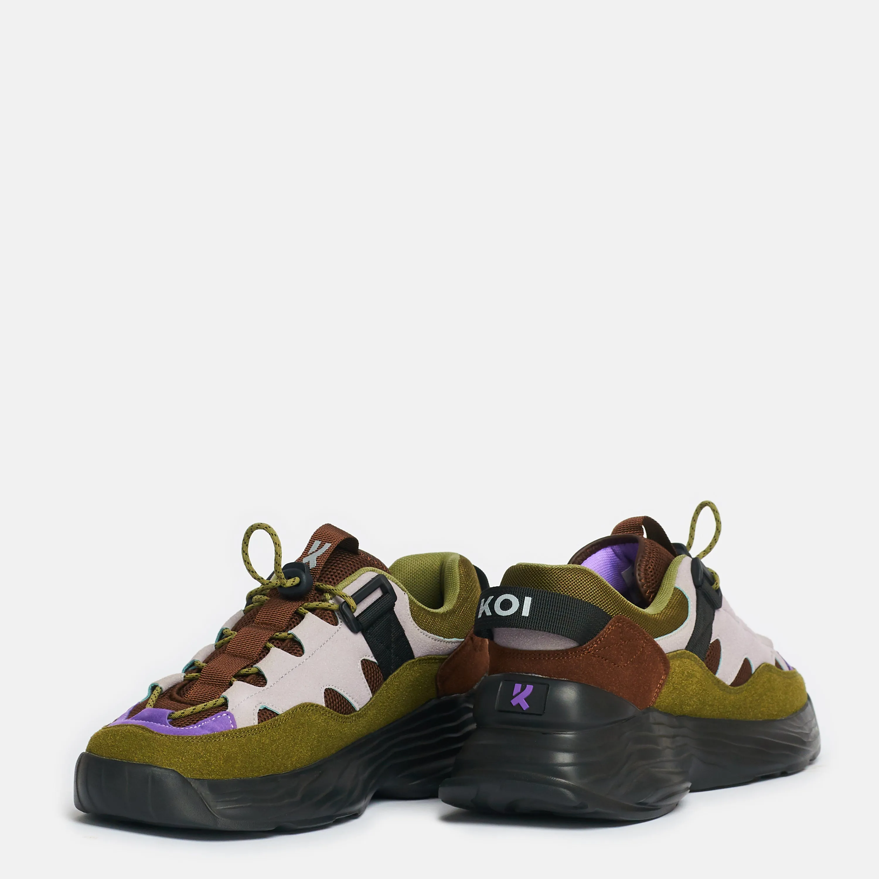 The Bandit Fog Mixed Green Men's Trainers sold by Koi Footwear product image thumbnail 4